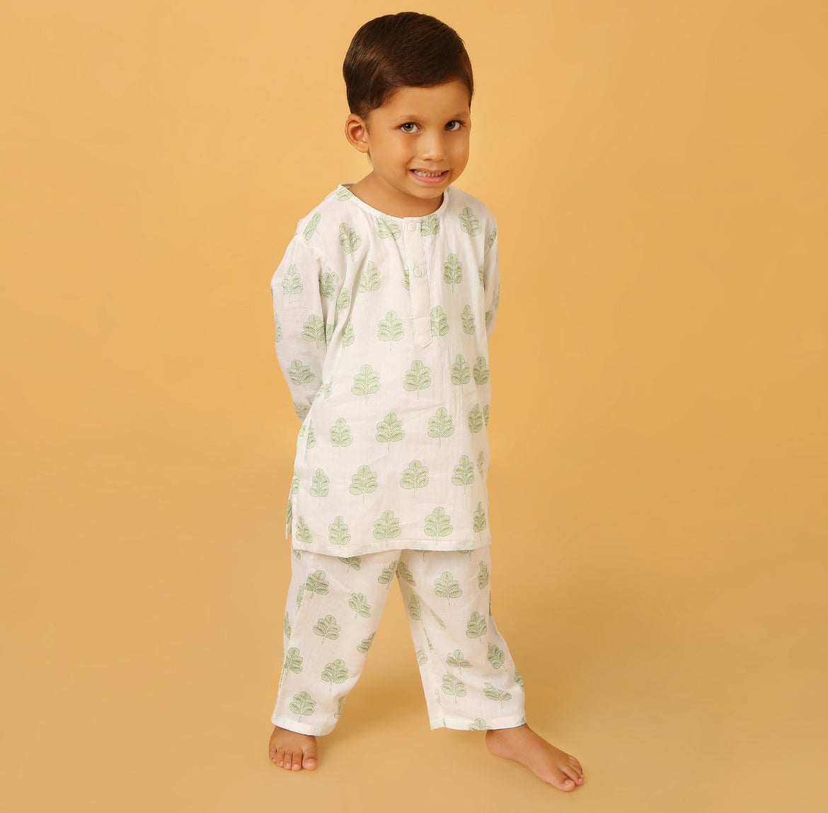 Himalaya Indigo Leaf Kurta Pyjama SS 24