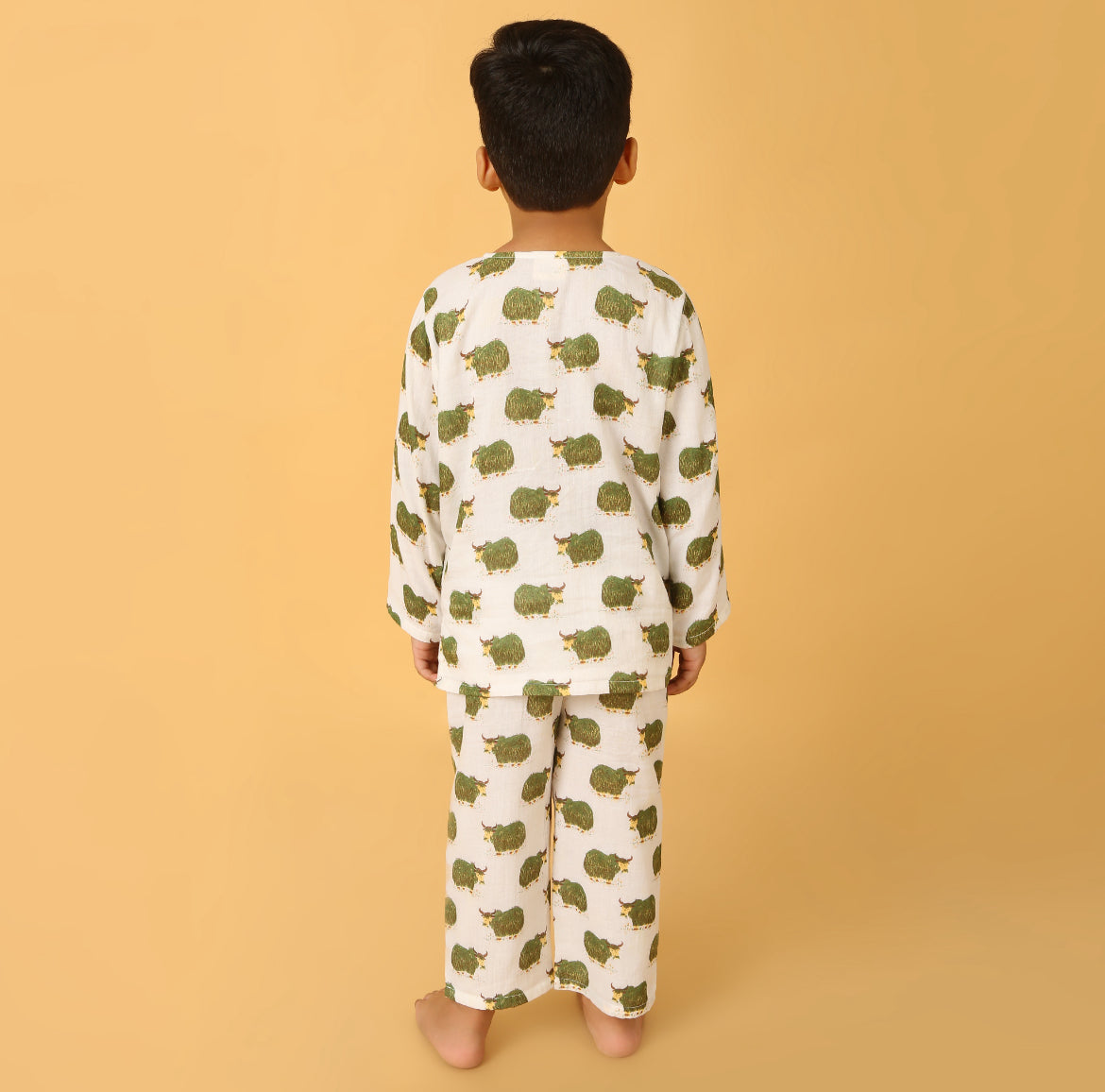 Green Grazing Yak Kurta Pyjama SS 24