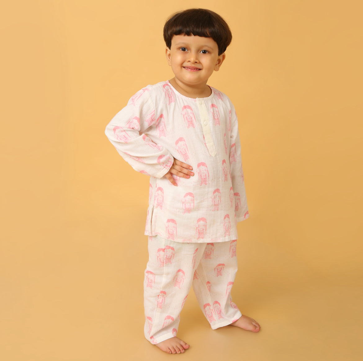 Shepard Girl Kurta Pyjama. SS 24