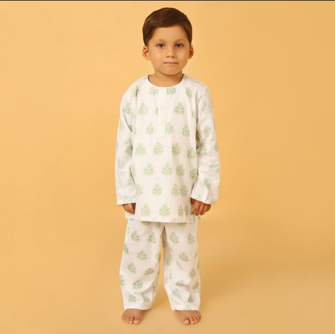 Himalaya Indigo Leaf Kurta Pyjama SS 24