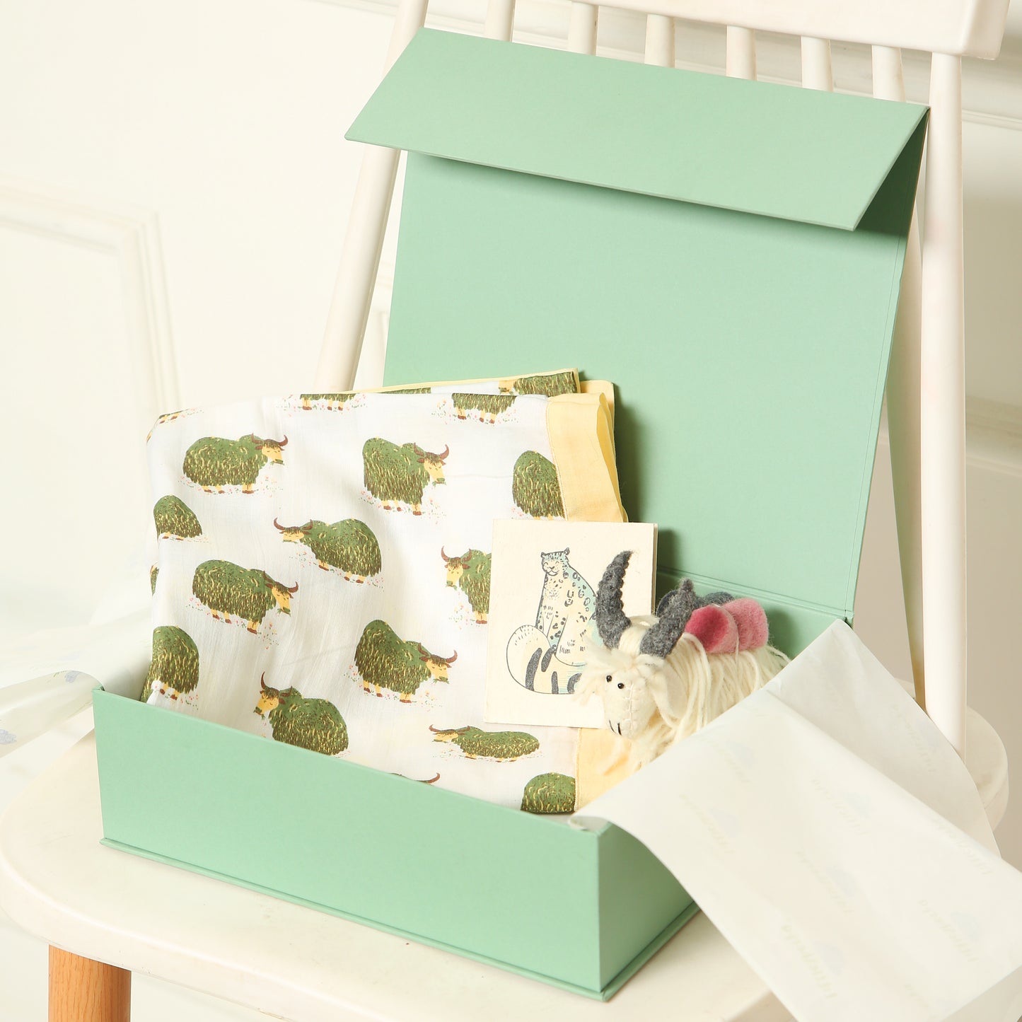 Green Grazing Yak Khasto Blanket SS 24
