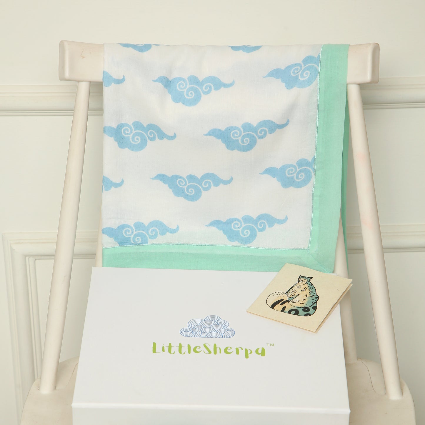 Himalayan Blue Cloud Khasto Blanket SS 24