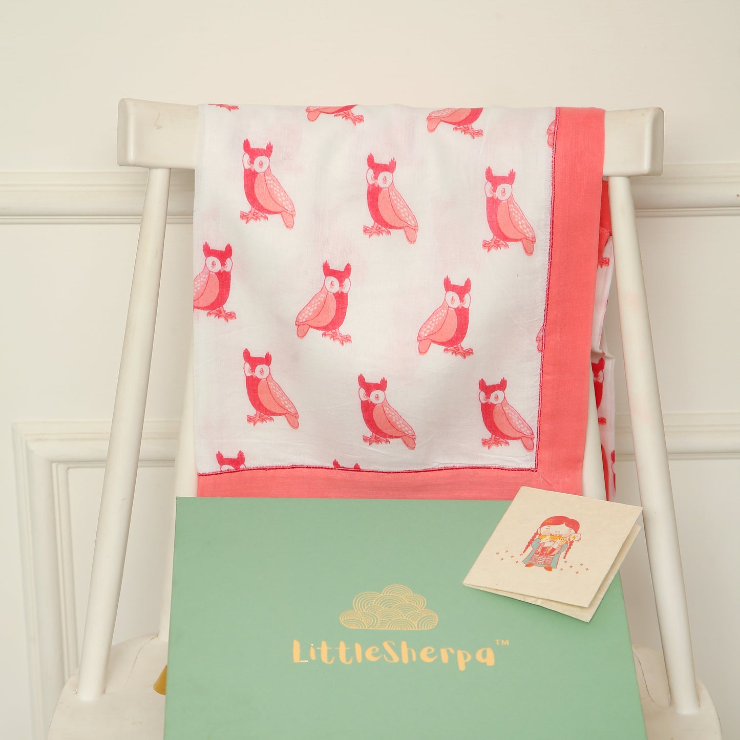 Himalayan Pink Owl Baby Baby Khasto. SS 24