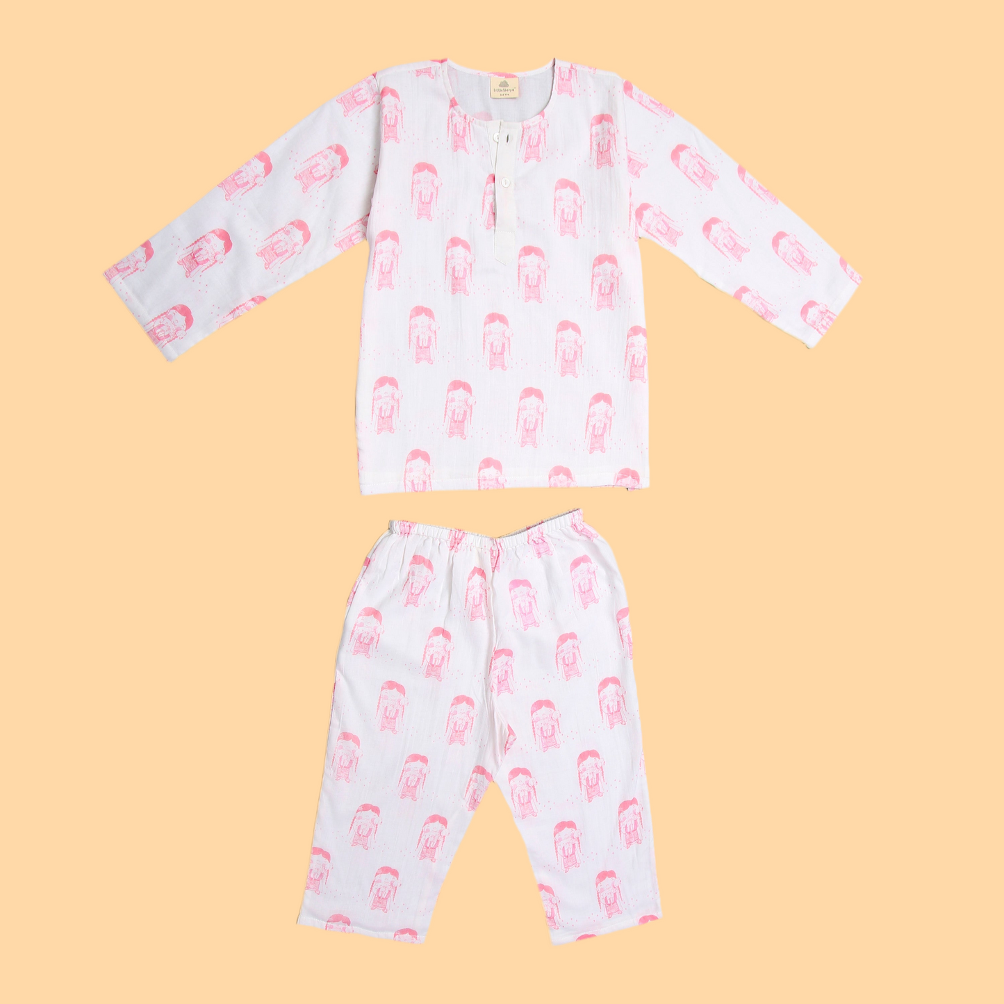 Shepard Girl Kurta Pyjama. SS 24