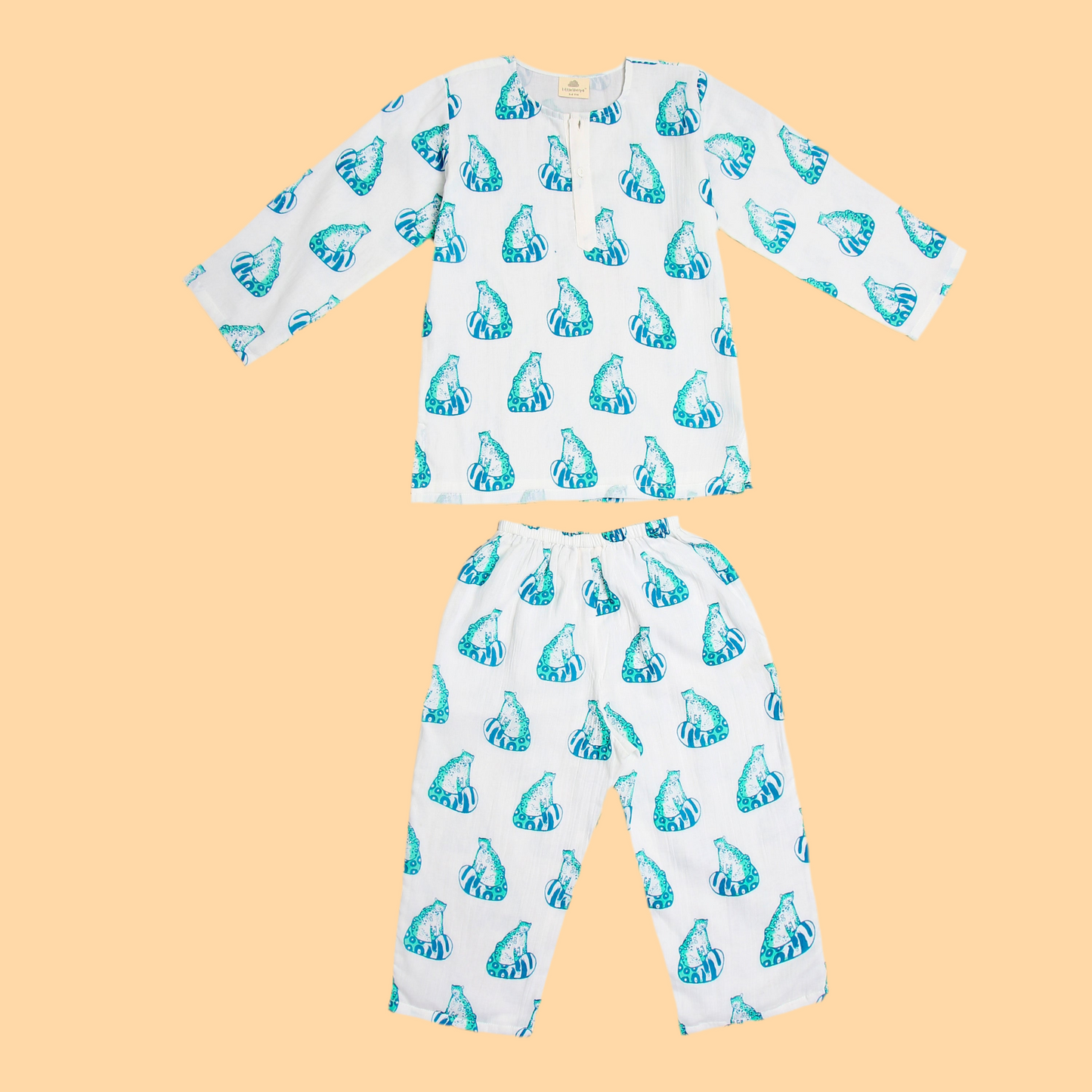 Snow Leopard Kurta Pyjama SS 24