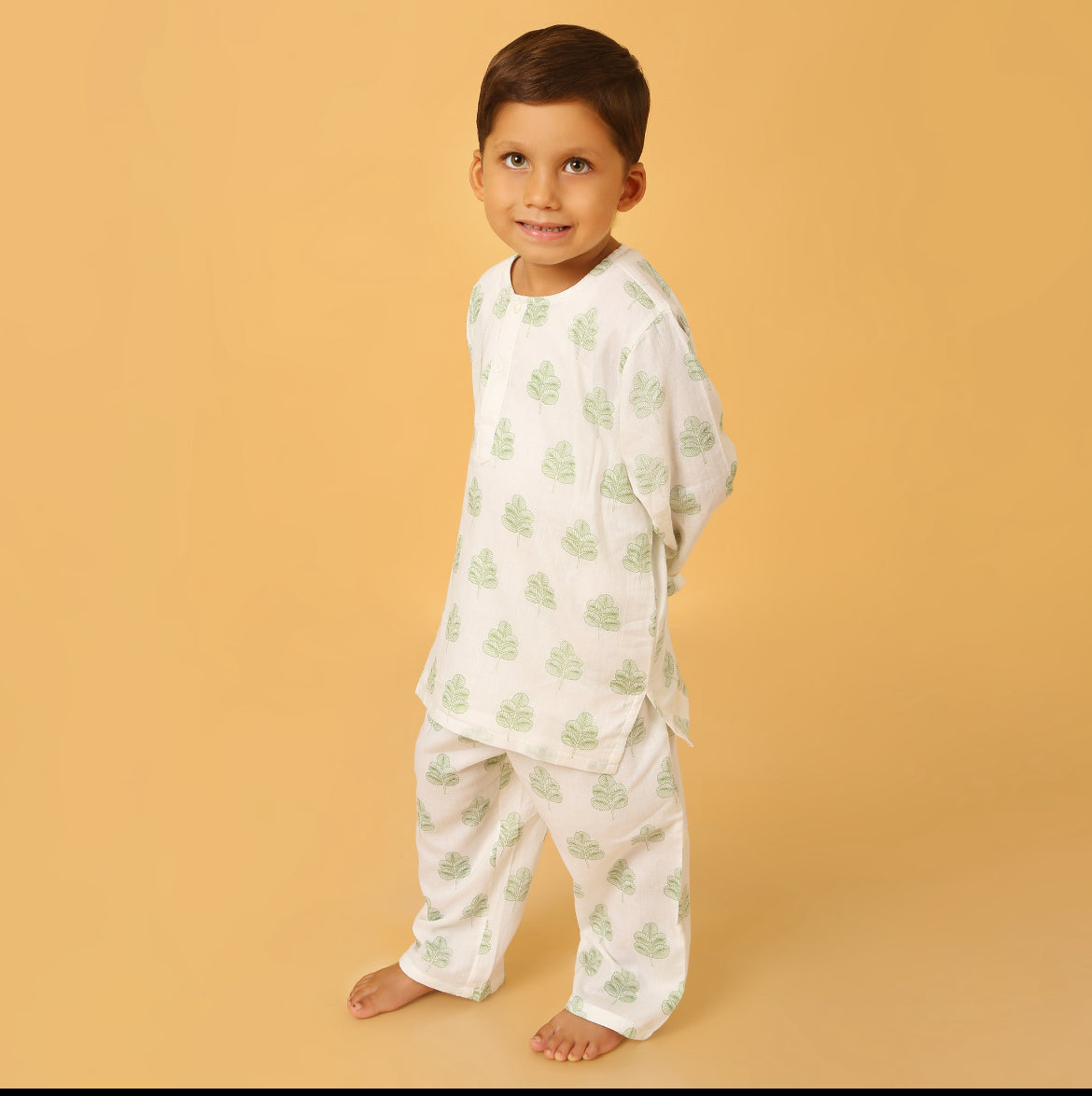 Himalaya Indigo Leaf Kurta Pyjama SS 24