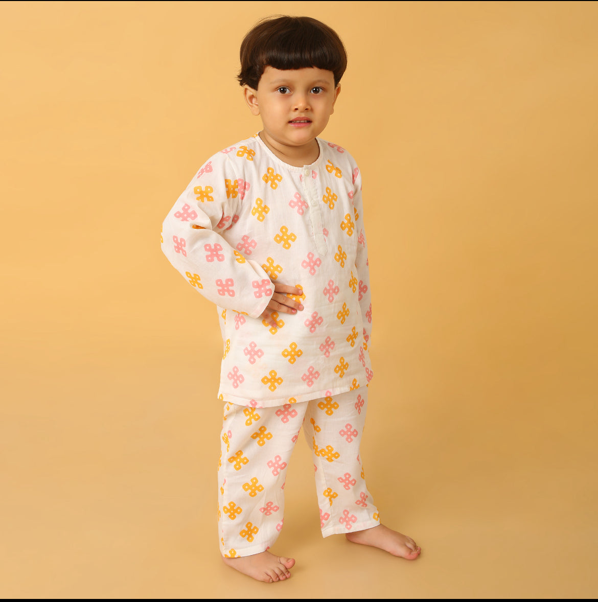 Endless Wisdom Knot Kurta Pyjama