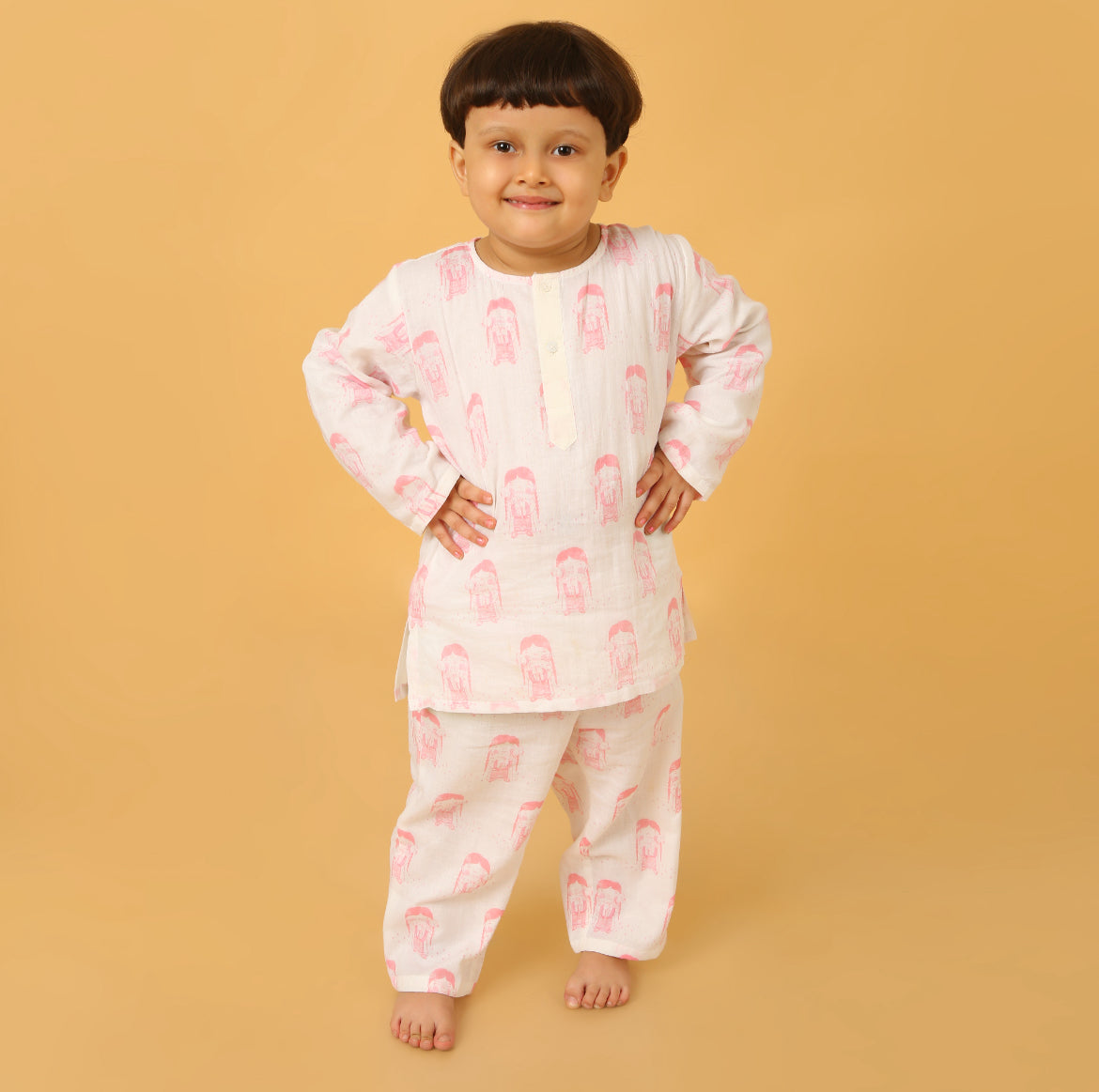 Shepard Girl Kurta Pyjama. SS 24