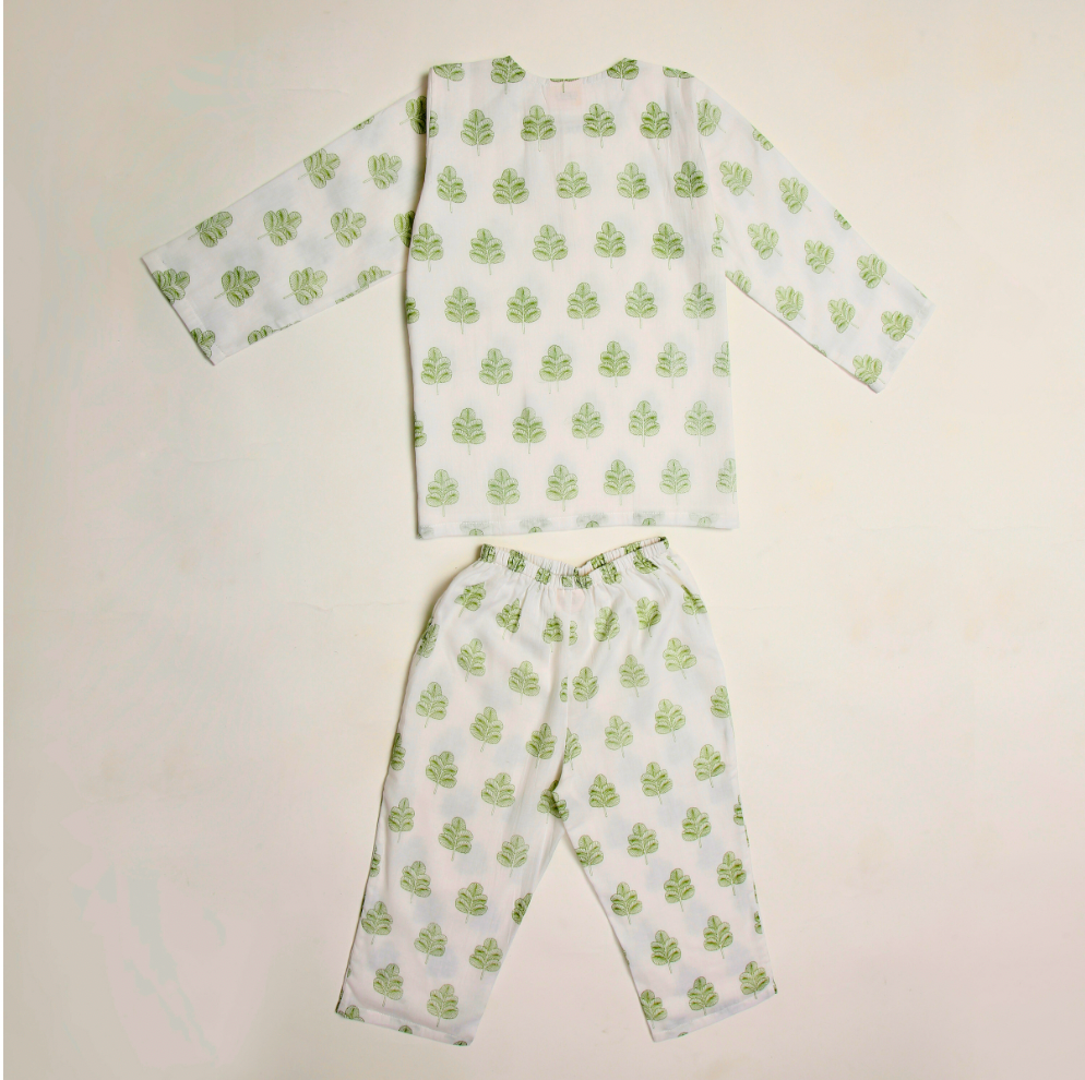 Himalaya Indigo Leaf Kurta Pyjama SS 24