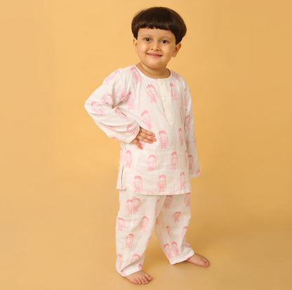 Shepard Girl Kurta Pyjama. SS 24