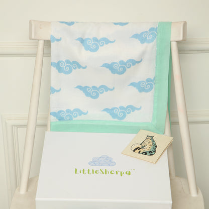 Himalayan Blue Cloud  Khasto Blanket SS 24