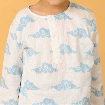 Mountain Cloud Kurta Pyjama SS 24