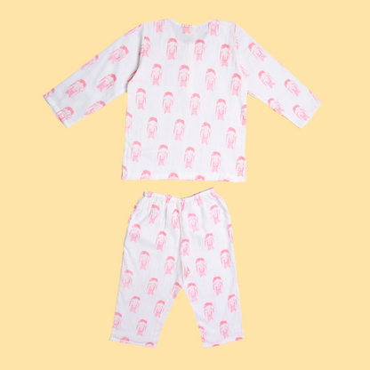 Shepard Girl Kurta Pyjama. SS 24