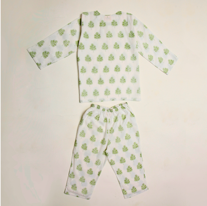 Himalaya Indigo Leaf Kurta Pyjama SS 24